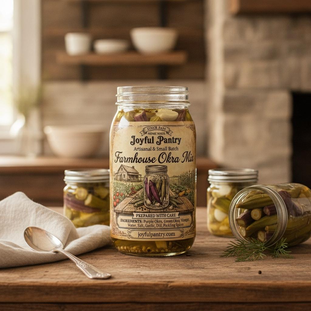 Farmhouse Okra Mix – Pickles & Ferments